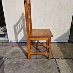Solid wooden chair