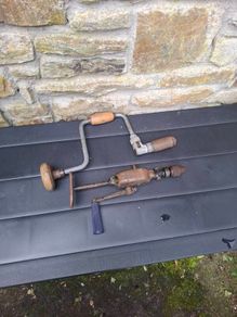 Lot of 2 vintage drill possible to post