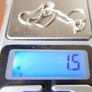 Vintage Sterling Silver 925 Box Bangle L-7,5" Image 3