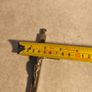 German Crucifix Skull Crossbones Metal Golgotha Crucifix vintage Image 8