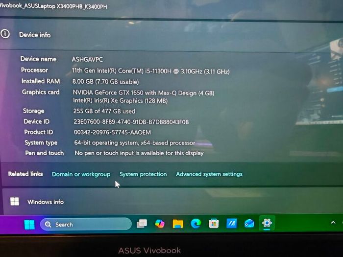 Asus 14" OLED Intel Core i5, Laptop