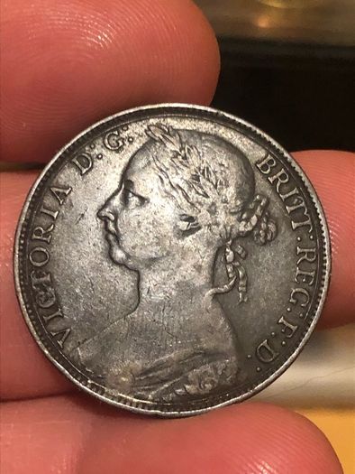 1891 One Penny Victoria