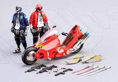 Devil Toys Mecha Will Rise Carbine and DXIII 1/12 Scale Deluxe Set Action Figures and Motorcycle