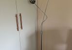 Lovely 2 x bulb floor lamp.