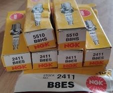Spark plugs x4 B8ES x2 B8HS