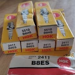 Spark plugs x4 B8ES x2 B8HS