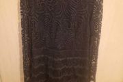 black lace dress size 10
