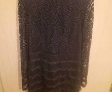 black lace dress size 10