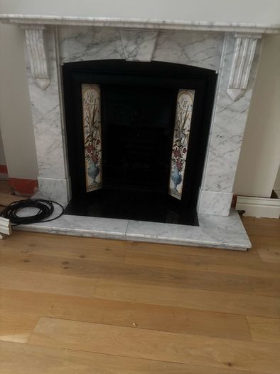fire insert with gas fire