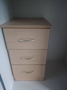Wooden bedside tables