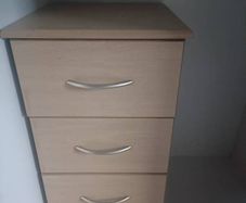 Wooden bedside tables