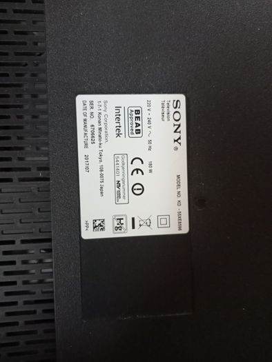 55 " Sony Bravia 4KHDR LED Android Tv