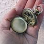 Vintage Sterling Silver Pocket Watch Image 7