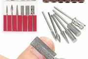 12PCS Ceramic Diamond Nail Drill Bits File Set for Electric Manicure Machine