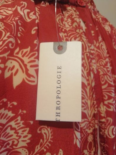 Beautiful Ladies Top Blouse From Thropologie New With Tags