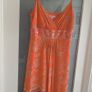MONSOON coral silk dress Sz 16 Image 7