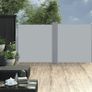 Retractable Side Awning Anthracite 100x600 cm Image 3