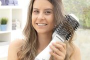 InnovaGoods Ionic Dryer and Volumising Brush Volumio 1000W White/Grey