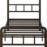 Single Bed Frame with Curved Headboard Image 3