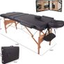 Portable Massage Bed Table - 3-Section Foldable Beauty Couch for Reiki Therapy Treatment Salon Healing - Metal Headrest Support/Carry Bag (FREE SHIPPING) Image 6