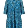 SAMOON FURTHER REDUCED. . New Tunic Dress In Shades Of Turquoise,Sapphire   Blue And Black . Length is 45 Inches Image 3