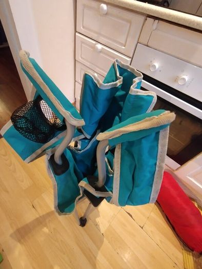 camping tent and chairs