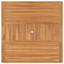 Garden Table 150x150x76 cm Solid Teak Wood Image 5