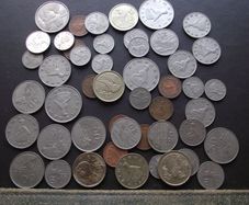 A Lot of 250 grams coins from Zimbabwe (1980-1997)