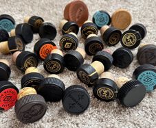 Whiskey-whisky cork/corks used - 50+ pcs