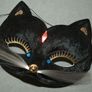 Black Cat Face Mask Image 2