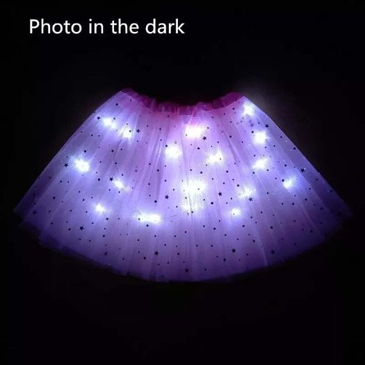 Children's blue,pink,yellow, tulle skirt one size