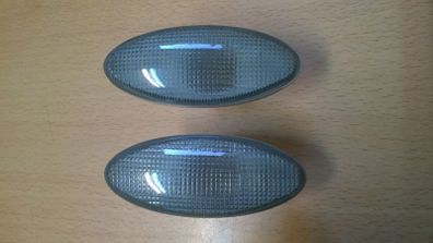 Smoked Side Light Repeater Indicators Set Vauxhall Opel Vectra B (j96) 95-03