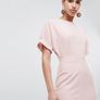 BNWT ASOS Wiggle Dress in Blush Image 2