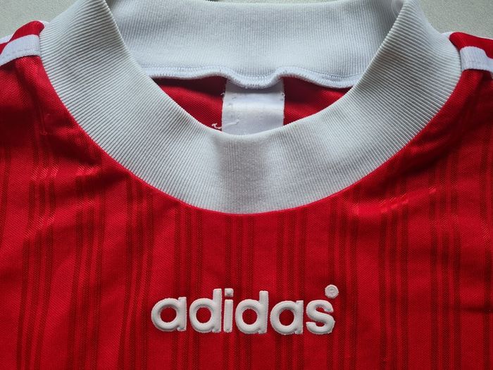 Football jersey vintage adidas red long sleeve XXXL Nr 2 2 - 3XL