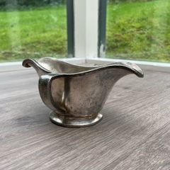 Vintage Beverly Hilton Hotel Silver Plated Gravy Boat, International Silver Co
