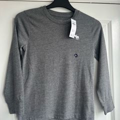 Grey Abercrombie long sleeve tshirt - sz 7/8