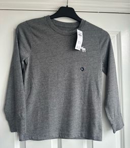 Grey Abercrombie long sleeve tshirt - sz 7/8