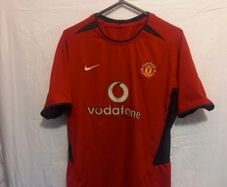 vintage man utd 2004 jersey