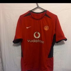 vintage man utd 2004 jersey