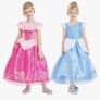 Girls Princess Costume pink and blue, 6 Pieces Image 2