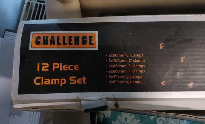 Challenge 12 piece clamp set