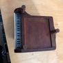 Vintage Wooden Baby Grand Piano Hinged Lid Coaster Set 6 Cork Music Note Coasters Image 6