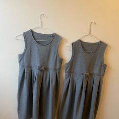 Lily & Dan pinafore x2 (new) age 11-12