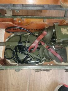 Rare pre 1960s .. Military Mine Detector Wit Paper Work