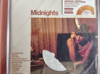 Taylor Swift - Midnights CD (2022) Blood Moon Edition NEW SEALED