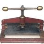 Antique Book  Press Metal and Bronze Solid highest quality working perfectly  Early 1900s  A3 size Image 3