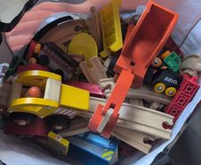 Wooden train set Brio