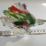 A decorative art glass fish figurine. glass. Image 3
