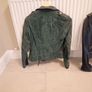 Villa Dark Green Suede Leather Jacket Image 3