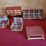 Vintage Living room furniture set for dolls house -60s/70s Image 2